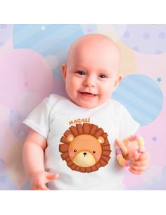 905986-MLA48062694957_102021,Body De Bebe- Animalitos Tiernos Con Nombre - Personalizados