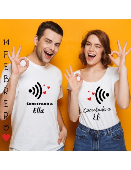 676284-MLA48009415438_102021,Combo 2 Remeras - San Valentin -día De Los Enamorados - Amor