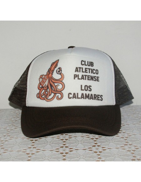 935899-MLA48734868567_012022,Gorros Trucker - Platense -varios Diseños - Marron - Calamar