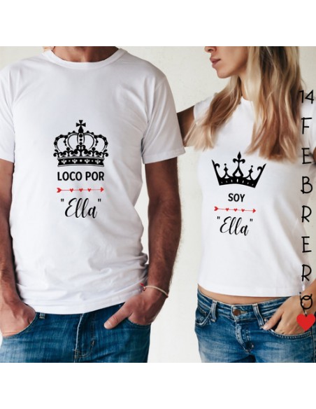699417-MLA48009467188_102021,Combo 2 Remeras - San Valentin -día De Los Enamorados - Amor