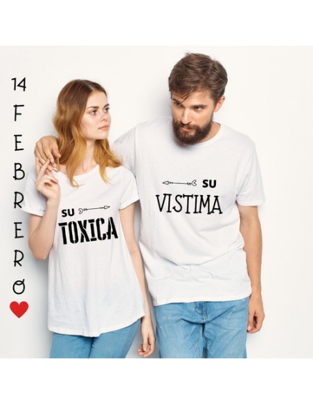 897573-MLA48009349950_102021,Combo 2 Remeras - San Valentin -día De Los Enamorados - Amor