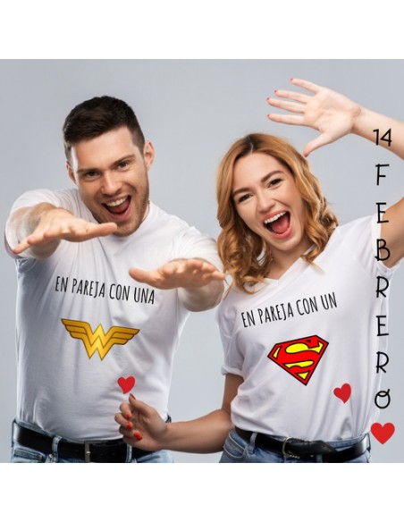 978674-MLA48009415441_102021,Combo 2 Remeras - San Valentin -día De Los Enamorados - Amor