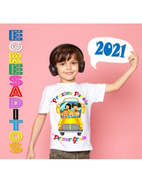 721757-MLA48023021006_102021,Remera Egresaditos - Jardín - Nos Vamos A Primero - Infantil