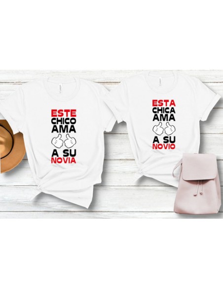 635534-MLA48009447293_102021,Combo 2 Remeras - San Valentin -día De Los Enamorados - Amor