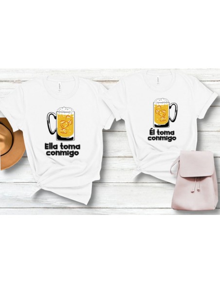 879704-MLA48009384686_102021,Combo 2 Remeras - San Valentin -día De Los Enamorados - Amor