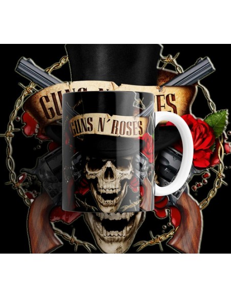 701572-MLA49793893517_042022,Taza Personalizada - Rock - Guns N´ Roses - Heavy Metal - Ce