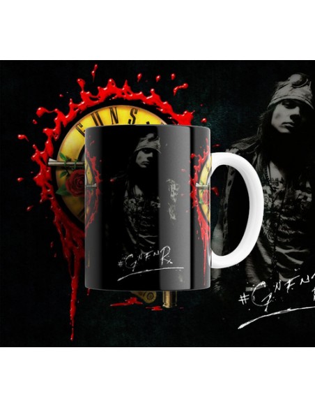 801554-MLA49793930215_042022,Taza Personalizada - Rock - Guns N´ Roses - Heavy Metal - Ce