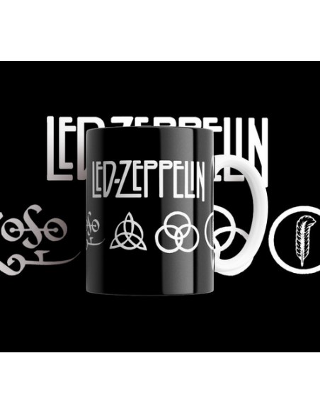 766465-MLA49793920723_042022,Taza Personalizada - Rock - Led Zeppelin - Heavy Metal - Cer