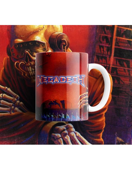 698410-MLA49794012046_042022,Taza Personalizada - Rock - Megadeth - Heavy Metal - Ceramic