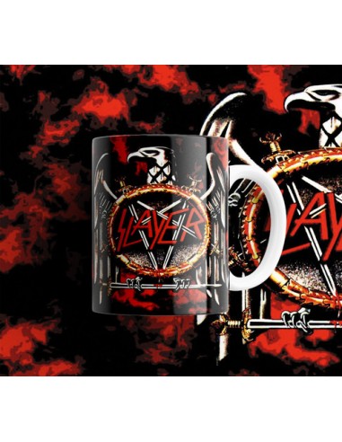 898420-MLA49794110026_042022,Taza Personalizada - Rock - Slayer - Heavy Metal - Ceramica