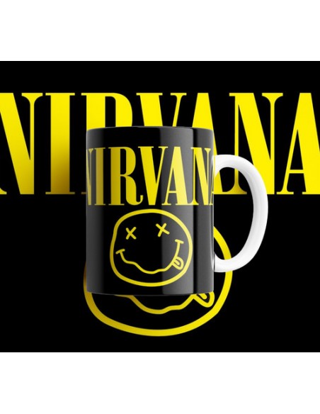 982183-MLA49793993402_042022,Taza Personalizada - Rock - Nirvana - Heavy Metal - Ceramica