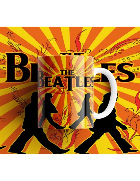 936809-MLA49794141198_042022,Taza Personalizada - Rock - The Beatles - Heavy Metal - Cera