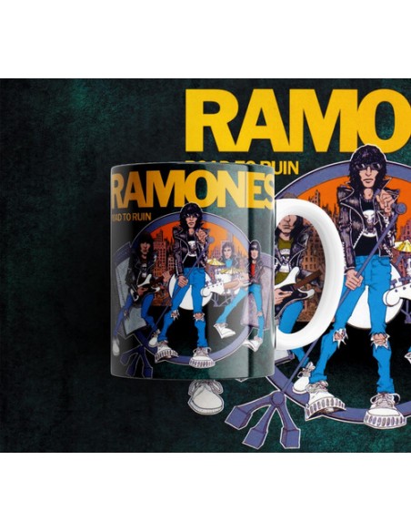 796208-MLA49794044422_042022,Taza Personalizada - Rock - Ramones - Heavy Metal - Ceramica