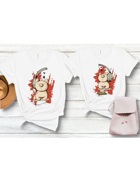 607874-MLA48009469683_102021,Combo 2 Remeras - San Valentin -día De Los Enamorados - Amor