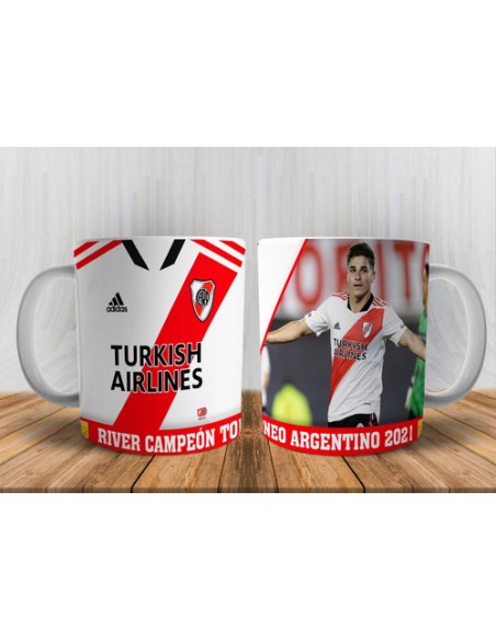 632287-MLA48352442682_112021,Taza Personalizada - River Campeon 2021 - Gallardo - Copa