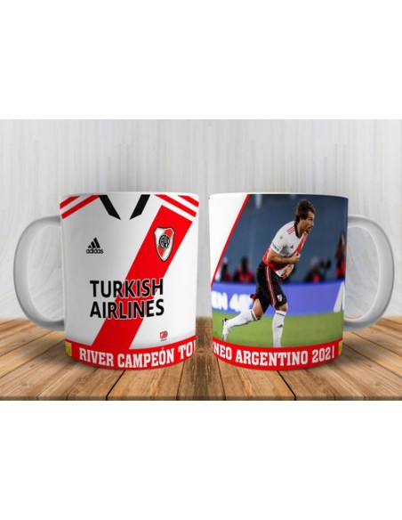 847384-MLA48352410939_112021,Taza Personalizada - River Campeon 2021 - Gallardo - Copa
