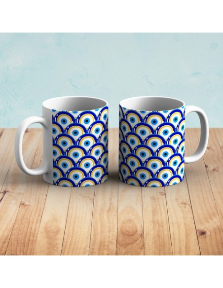 985419-MLA48062695637_102021,Taza Personalizada -amuletos De La Suerte -cerámica - Lindos