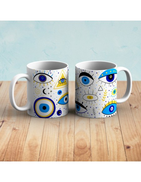 843876-MLA48062777031_102021,Taza Personalizada -amuletos De La Suerte -cerámica - Lindos