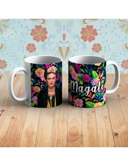 824160-MLA48022457462_102021,Taza Personalizada - Frida Kahlo - Cerámica - Diseños Lindos