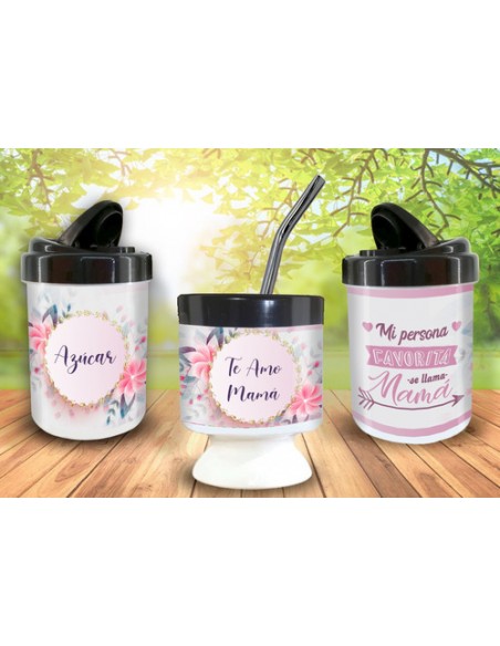623399-MLA48009289311_102021,Set De Mate,mate,bombilla, Erbero,azucarero-día De La Madre