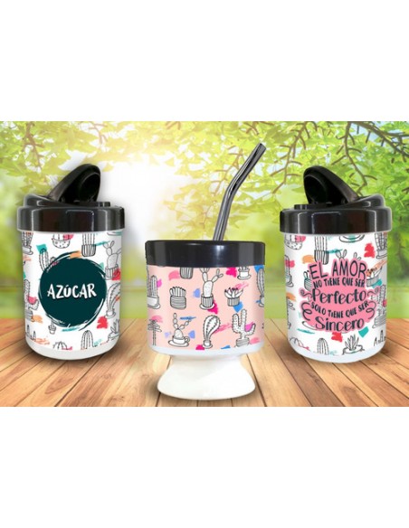 672969-MLA48009270494_102021,Set De Mate,mate,bombilla, Erbero,azucarero-día De La Madre