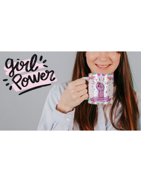 884662-MLA48008090035_102021,Taza Personalizada - Feministas - Vivas Nos Queremos -aborto