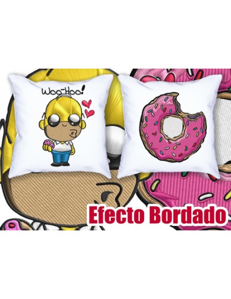 856768-MLA48926644355_012022,Almohadon-san Valentin-2 Almohadones-efecto Bordado - Amor