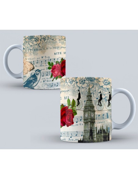758141-MLA48007779778_102021,Taza Personalizada - Modelos Vintage - Cerámica - Exclusivos