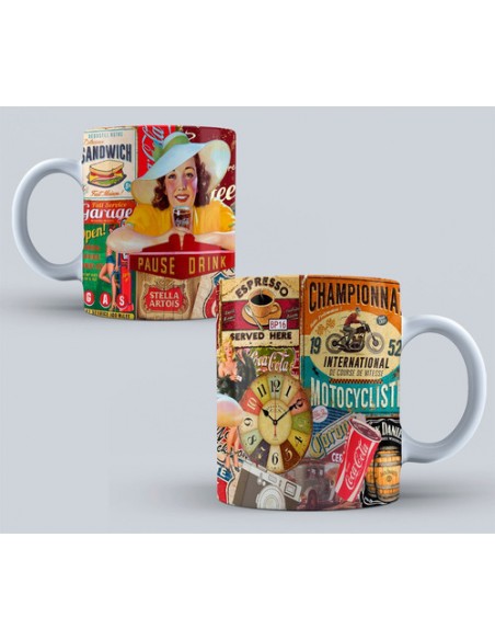 745035-MLA48007758850_102021,Taza Personalizada - Modelos Vintage - Cerámica - Exclusivos