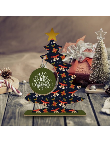 908016-MLA47979208064_102021,Arbolitos De Navidad - Madera - Diseños Clasicos - Papa Noel