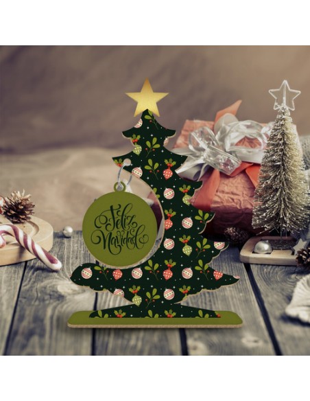 844912-MLA47979120535_102021,Arbolitos De Navidad - Madera - Diseños Clasicos - Papa Noel