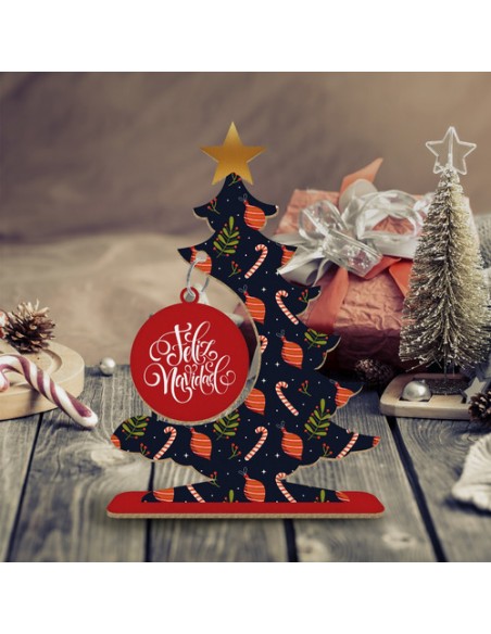 718629-MLA47979146331_102021,Arbolitos De Navidad - Madera - Diseños Clasicos - Papa Noel