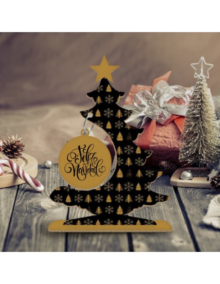 657250-MLA47979210062_102021,Arbolitos De Navidad - Madera - Diseños Clasicos - Papa Noel