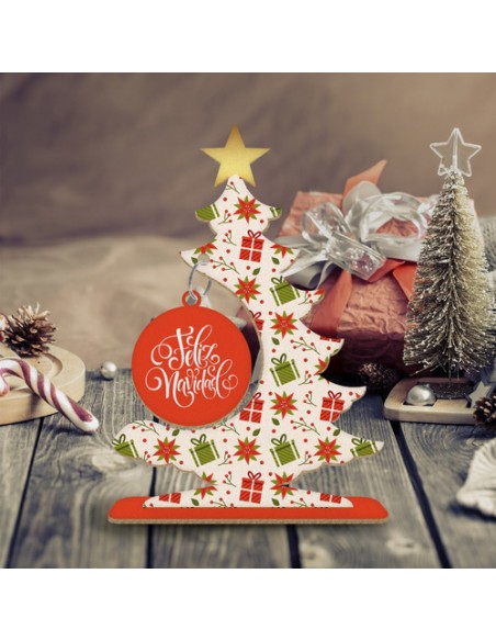 902366-MLA47979126513_102021,Arbolitos De Navidad - Madera - Diseños Clasicos - Papa Noel