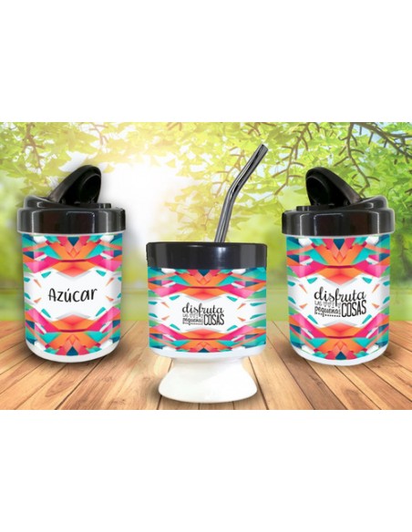 654290-MLA48009328209_102021,Set De Mate,mate,bombilla, Erbero,azucarero-frases Lindas