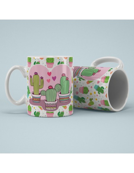 981206-MLA48008532443_102021,Taza Personalizada - Iniciales Y Nombres - Cactus - Etc