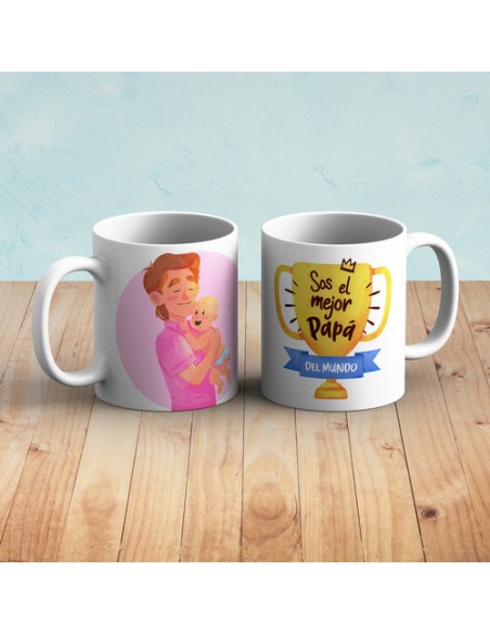 753584-MLA48040965973_102021,Taza Personalizada - Día Del Padre - Dibujos Especiales - Li