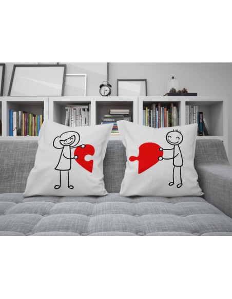 727006-MLA48063027024_102021,Almohadones - San Valentin - 2 Almohadones - Dia De Los Enam