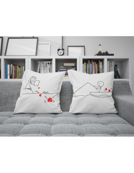 922524-MLA48062975559_102021,Almohadones - San Valentin - 2 Almohadones - Dia De Los Enam