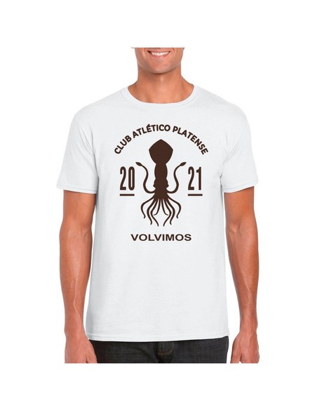 669590-MLA48925004276_012022,Remera Hombre - Platense - Volvimos - Calamar Grande- Marron