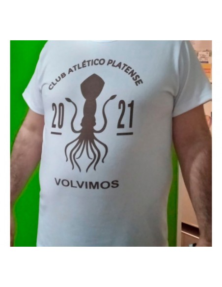 699706-MLA48924947760_012022,Remera Hombre - Platense - Volvimos - Calamar Grande- Marron