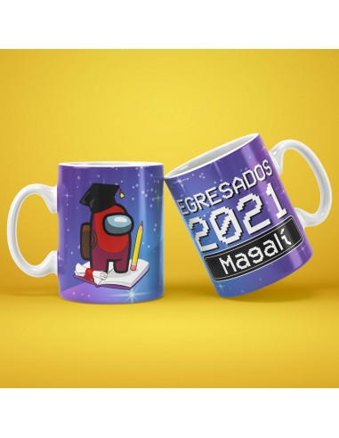Taza polimero - Egresados - Among Us
