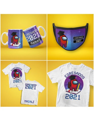 Taza polimero - Remera - Egresados -...