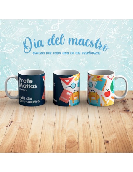 601749-MLA49717140182_042022,Taza Personalizada - Día Del Maestro - Profesor - Profe - Se