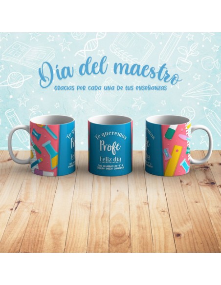 682207-MLA49717147156_042022,Taza Personalizada - Día Del Maestro - Profesor - Profe - Se