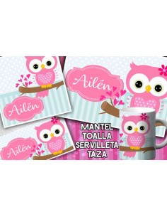 860352-MLA53877671037_022023,Set De Jardin - Buho - Toalla - Taza - Servilleta - Mantel