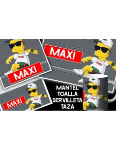 764278-MLA53877431135_022023,Set De Jardin - Bart - Toalla - Taza - Servilleta - Mantel