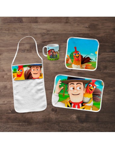 964120-MLA54006410026_022023,Set De Jardin - Granja De Zenon - Toalla - Taza - Servilleta