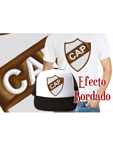Combo Remera + Gorro - Efecto Bordado