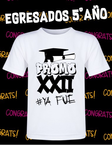 Remera Egresados Secundaria